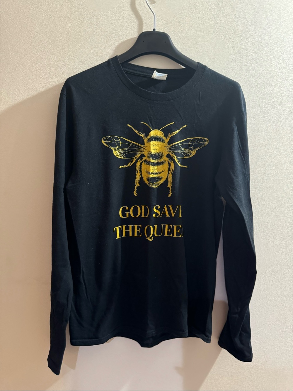 "God Save The Queen" 🐝 Cottom Long Sleeve